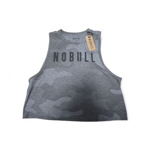 NOBULL Charcoal Camo Sleeveless Top